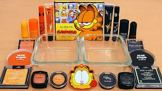 Garfield Orange vs Black - Mixing Makeup Eyeshadow Into Slime ASMR by Lena Slime 28,646 views 12 days ago 12 minutes, 18 seconds