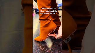 Convertible Heels 👢🍂 The Best Boots for Fall 2026! #Shorts#highheels #convertibleheels