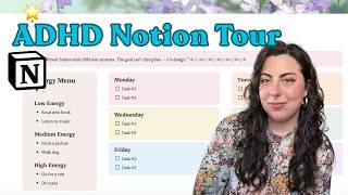 ADHD Notion Template Tour | The Only Dashboard I Actually Stick To
