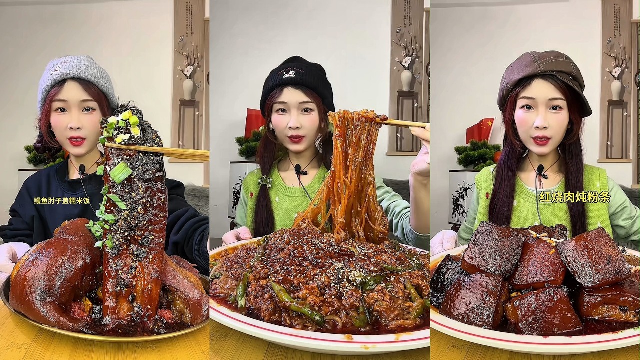 【ASMR】【MUKBANG】DELICIOUS DINING PROGRAM | HOMEMADE CHINESE FOOD | 食べる | 吃播 #咀嚼音