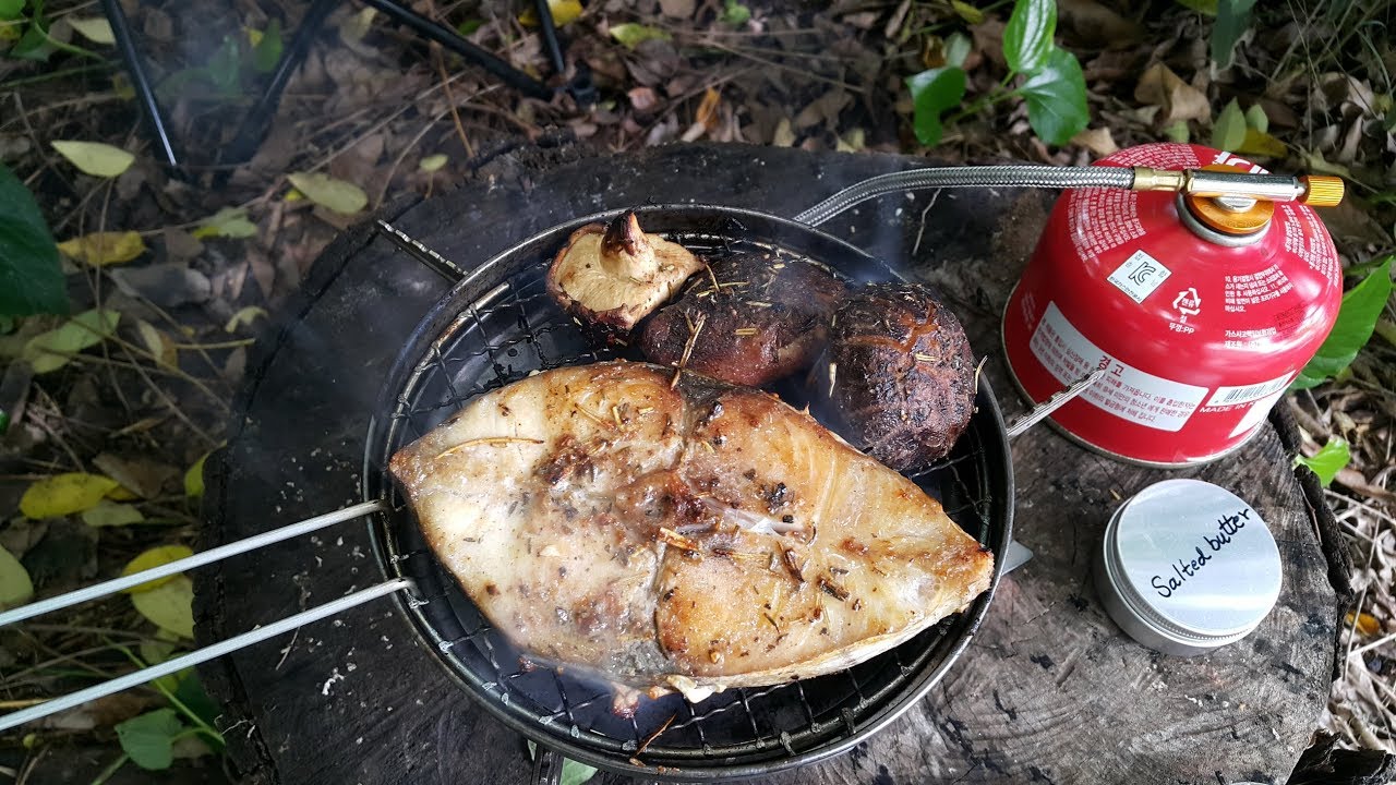 ลูกพรานหิว EP22 ปลาอินทรีย่าง เนยสมุนไพร Grilled Mackerel with herb butter