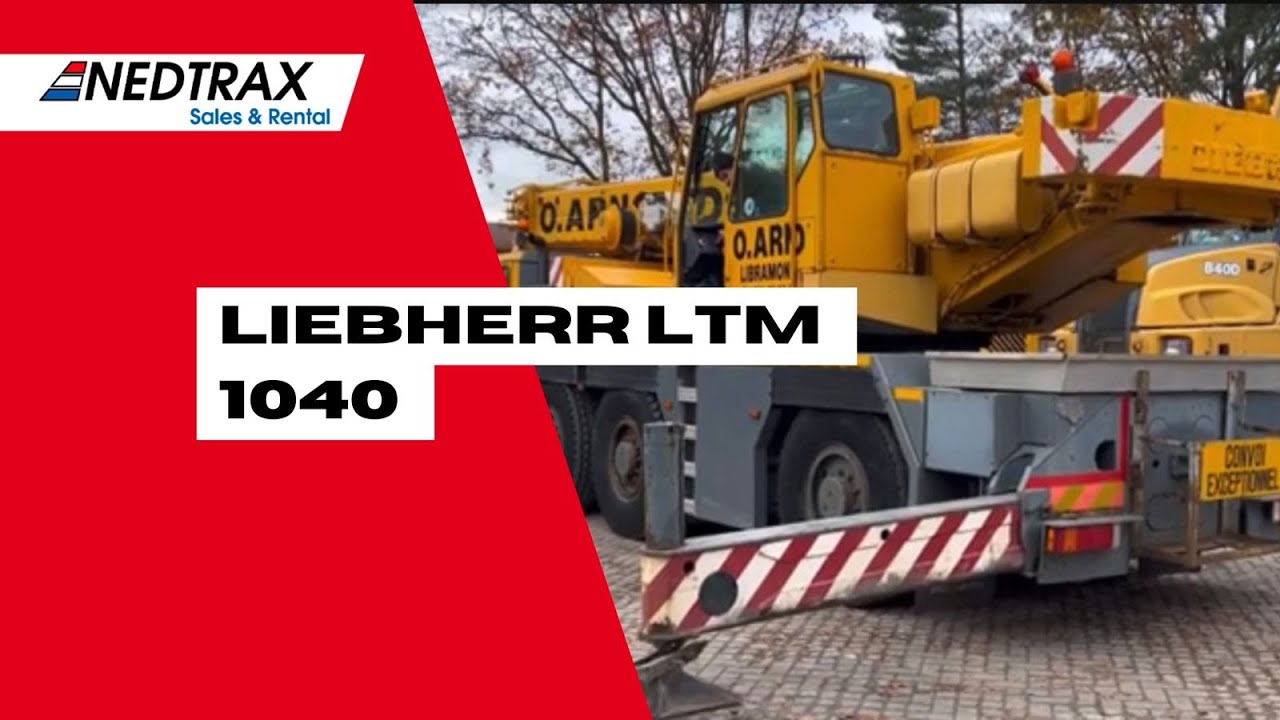 Location grue mobile 40t LIEBHERR 1040