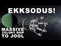 Massive Colony Ship in Kerbal Space Program 🚀 The "Ekksodus" (yes, Exodus spelled wrong 😜) to Jool