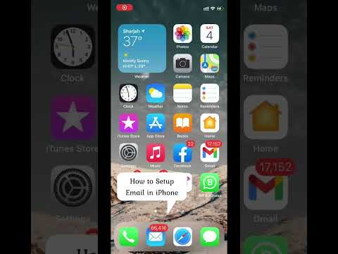 How to setup Email in iPhone (Webmail Email)