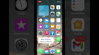 How to setup Email in iPhone (Webmail Email)