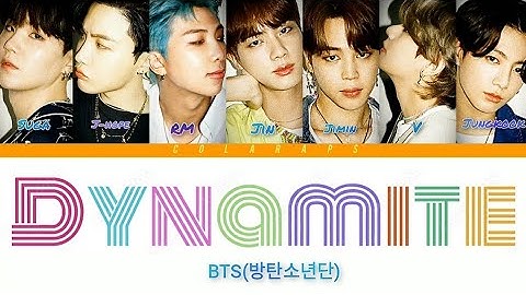 BTS- Dynamite (color coded) lyrics (English version)