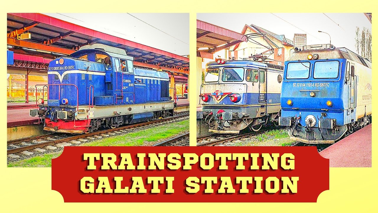 Activitate Feroviara in Gara / Railway Activity in Galati Station | April 12th, 2021