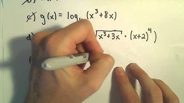 Derivatives of Logarithm Functions - 2 of 2