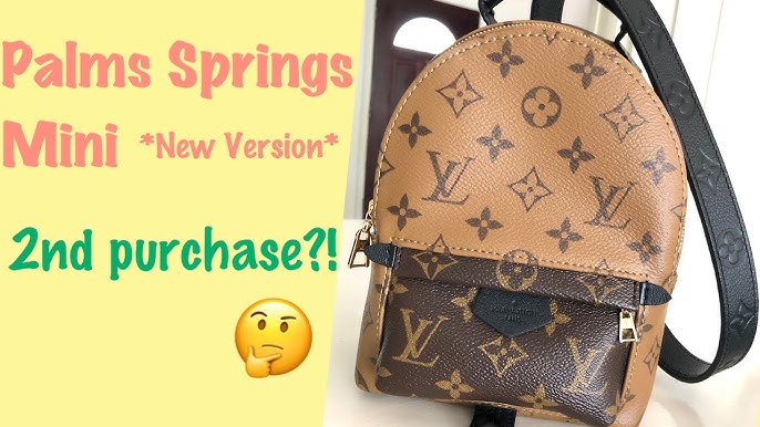 Louis Vuitton - PALM SPRINGS MINI BACKPACK - first impressions