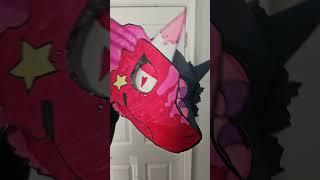 Here she is ^^ #dragonpuppeteer #newdragon #fypシ゚viral #paperdragon #smallyoutuber #smallartist #art