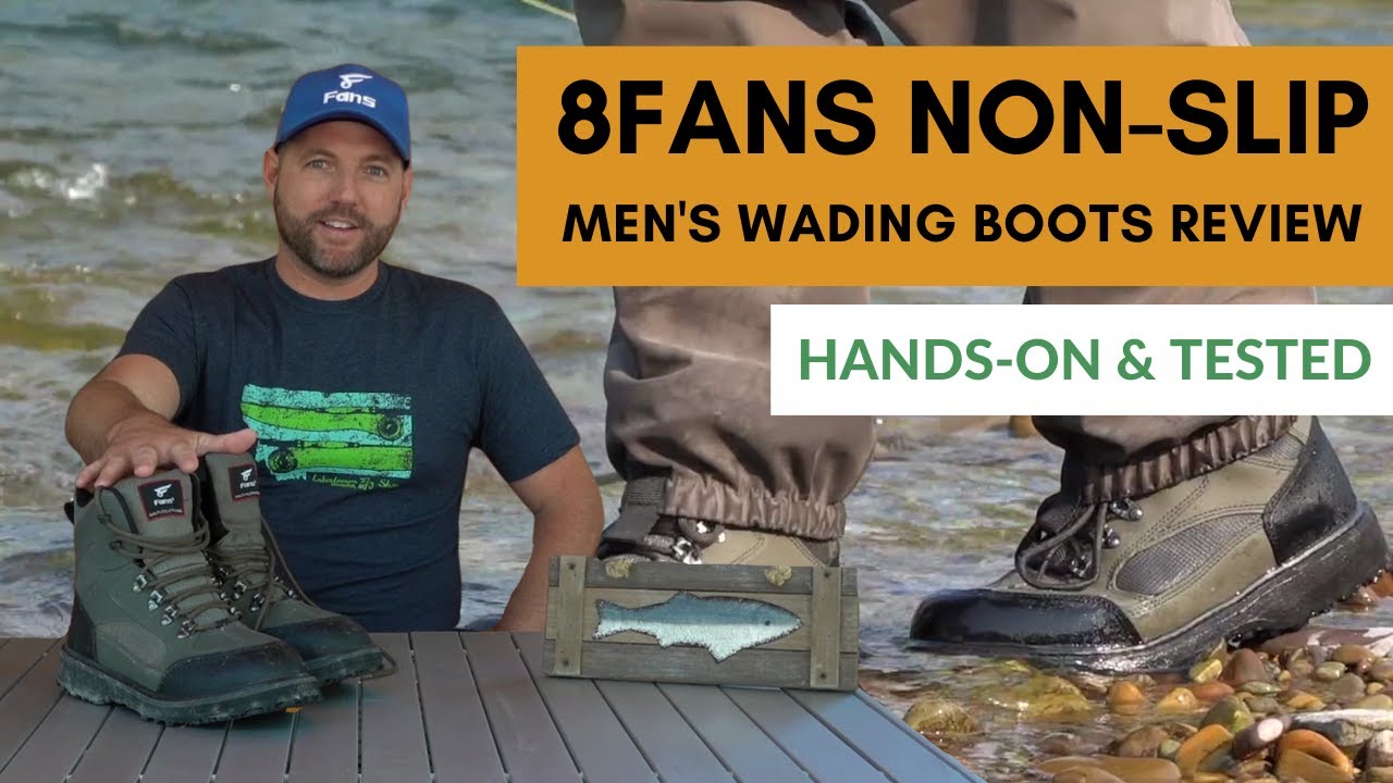 8Fans Non-Slip Wading Boots Review (Fished & Tested) 