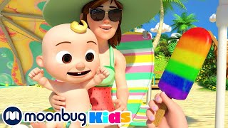 Lagu Pantai | @CoComelon Bahasa Indonesia  Lagu Anak Anak Kartun anak anak | Moonbug Kids Indonesia