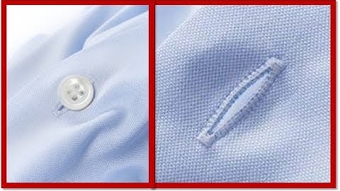 HOW TO SEW A HAND STITCHED BUTTONHOLE: 1. MODEL