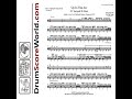 Drum Score - 30 Seconds To Mars - Up In The Air (sample)