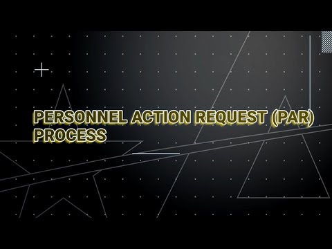 IPPS-A R3 Demonstration: Personnel Action Request (PAR) Process