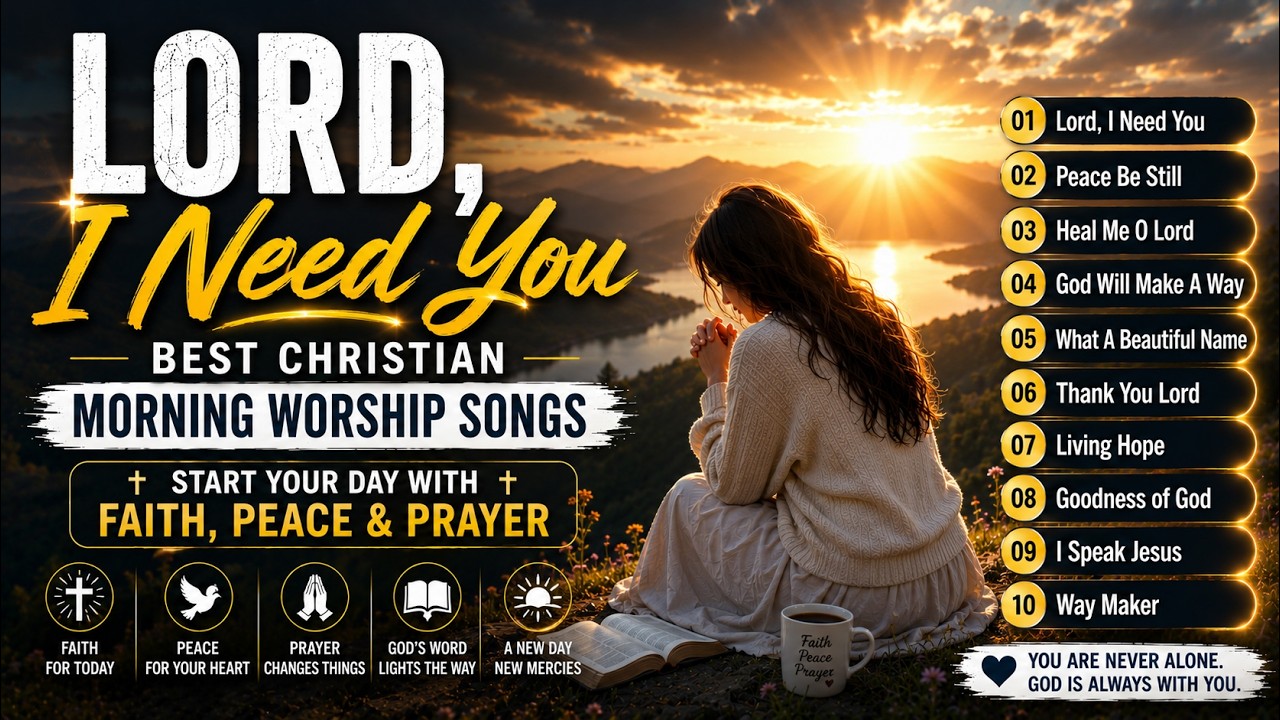 Lord, I Need You | Best Christian Morning Worship Songs | Start Your Day With Faith, Peace & Pra