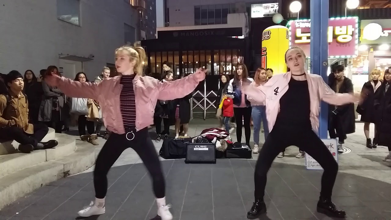 2018.3.9&걷고싶은거리&홍대&(h&m앞)&버스킹&여성댄스팀&REDSPARK&by큰별