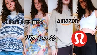 New Year, New Clothes: Haul for 2021- Madewell, Urban Outfitters, Lululemon &amp; Amazon!