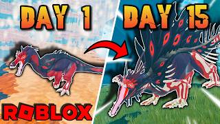 I Survived 15 DAYS as The HELL SPINOSAURUS in Creatures of Sonaria!