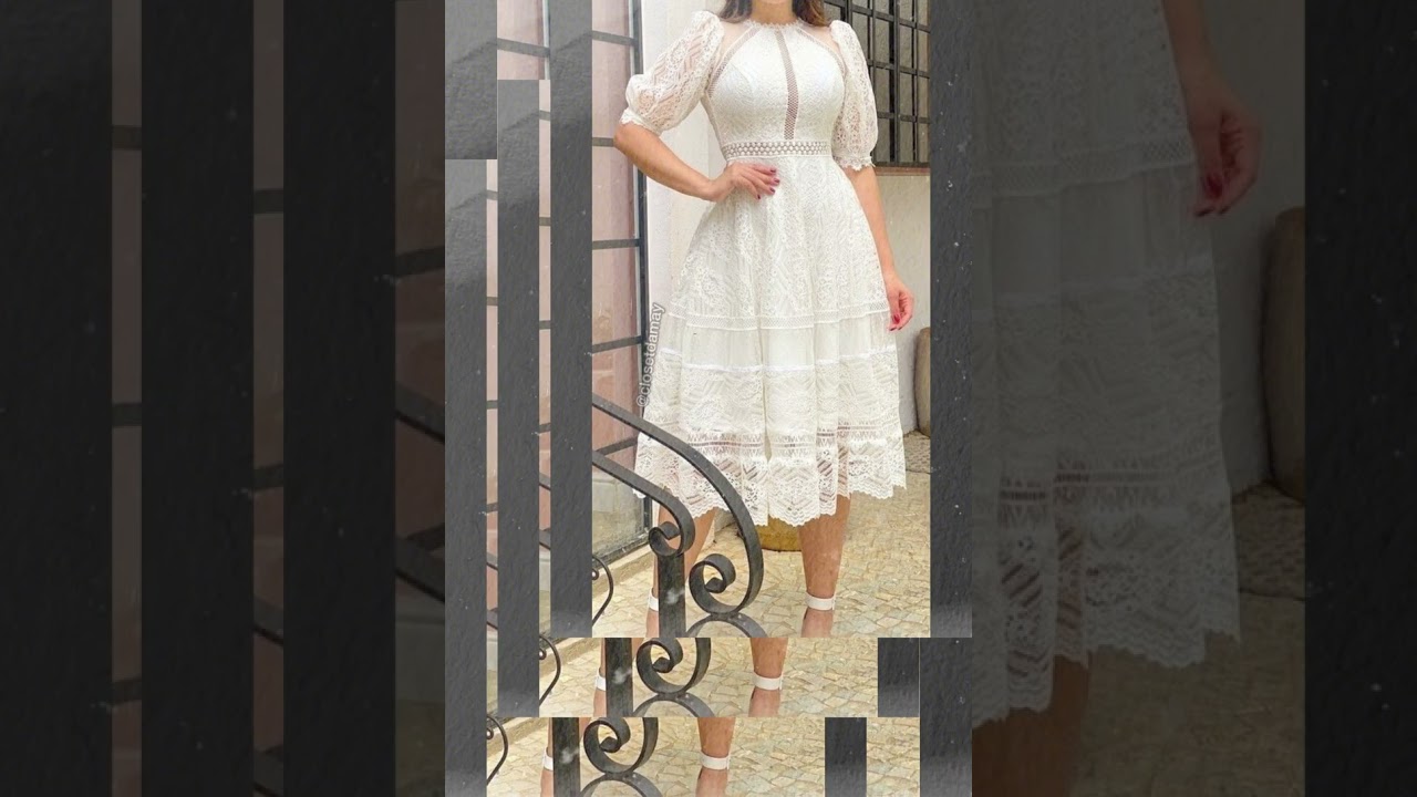 White Frock design for 2026