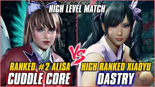 TEKKEN 8 - CUDDLE CORE (Ranked #2 Alisa) vs DASTRY (High Ranked Xiaoyu) | T8 HIGH LEVEL MATCHES