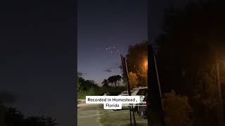 UFO In Florida Skies Releases Mini Drones Or Ships ?