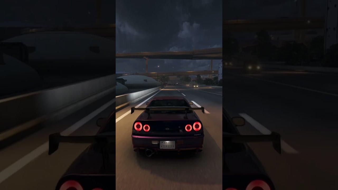 夜ページ R34 · night drive 夜 #shorts - YouTube