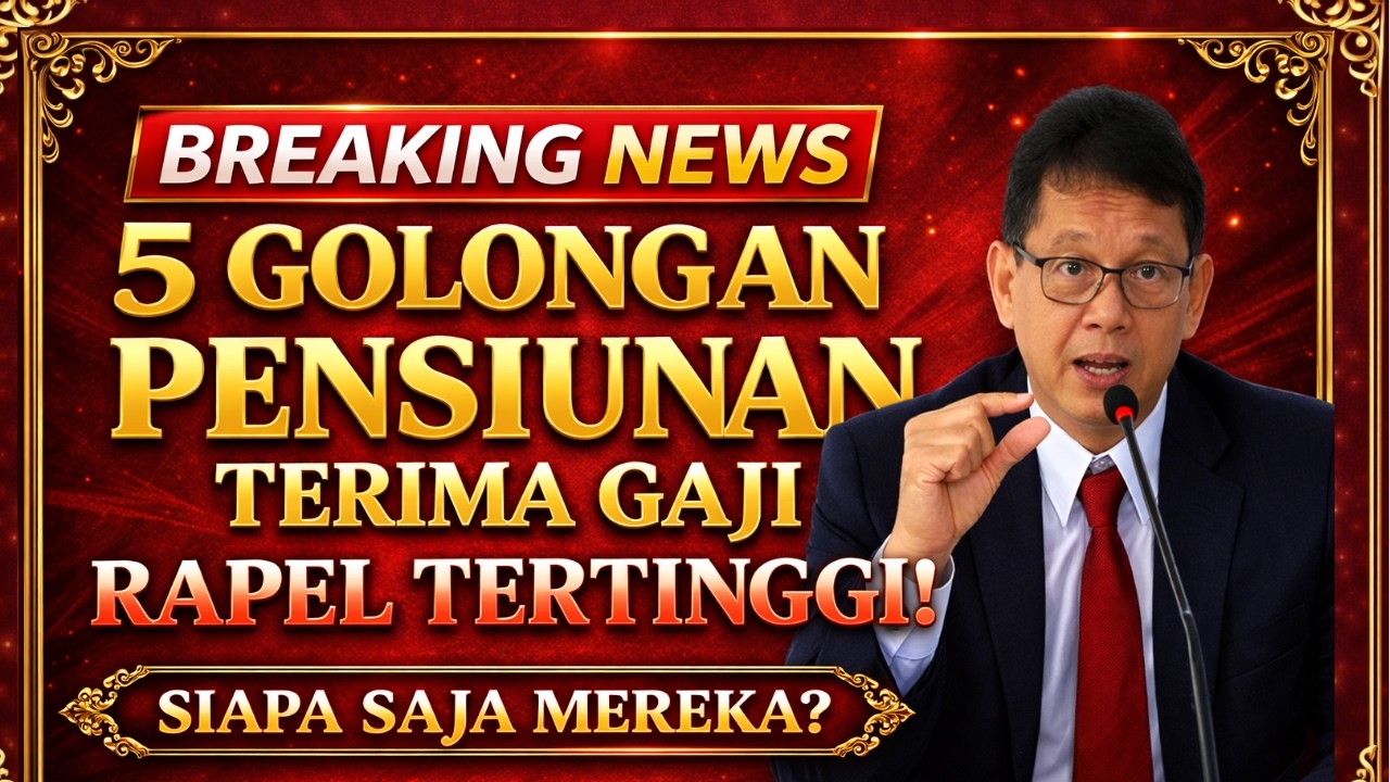 Breaking news: Golongan pensiun Terima Gaji Rapel Tertinggi ! Golongan IV Jadi sorotan