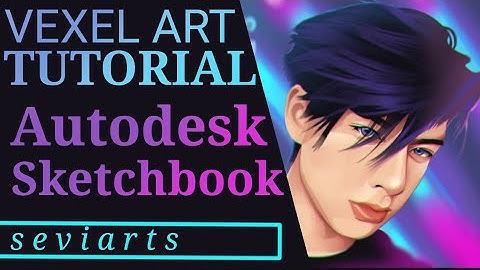 Vexel Art Tutorial (Full Tutorial) Autodesk Sketchbook