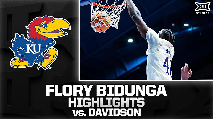 Flory Bidunga Highlights vs. Davidson | 2025-26 Big 12 Men’s Basketball