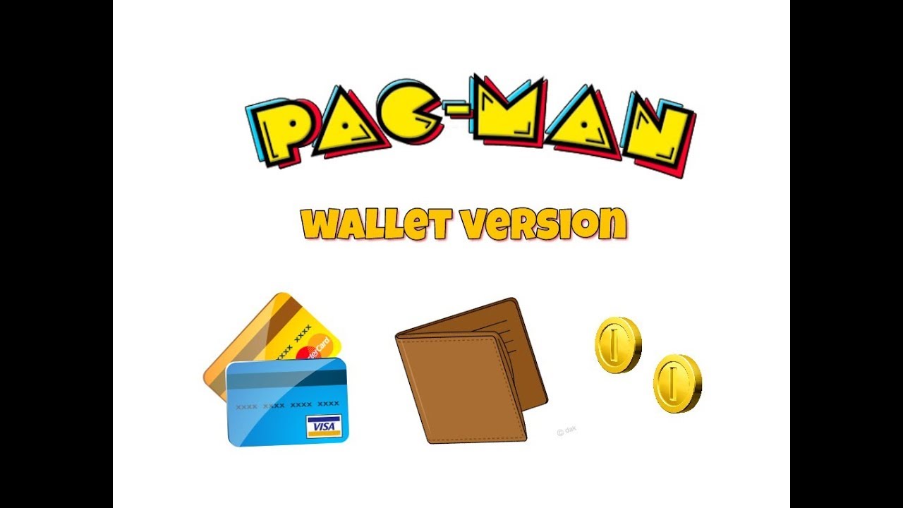 STOP MOTION PACMAN GAME - WALLET VERSION - YouTube