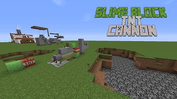 Minecraft Tutorial - Slime Block TNT Cannon :: 1.8
