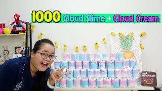 RESTOCK 1000 HŨ SLIME MÂY & CLOUD CREAM | KHAI TRƯƠNG CÀ CHUA GARDEN