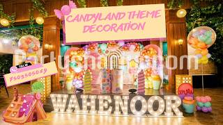 Magical Candyland Theme Decor for Sweet & Colorful Bday Party #candyland #candy #candylandkids