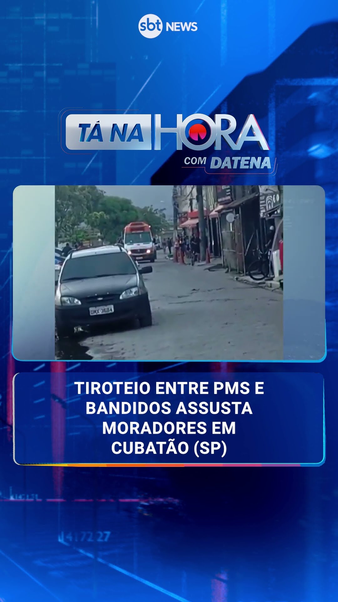 Tiroteio entre PMs e bandidos assusta moradores em Cubatão (SP)