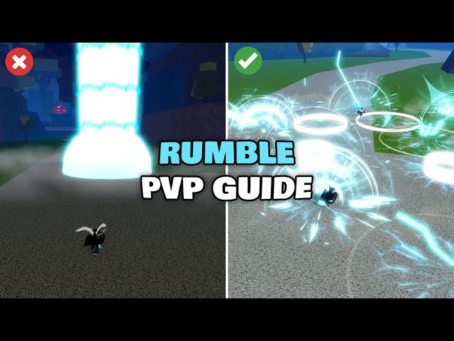 The Best Rumble Fruit Showcase And Pvp Combo In Blox fruit At