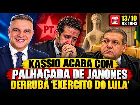 KÁSSIO ACABA COM PALHAÇADA DE JANONES DERRUBA "EXERCITO DO LULA"