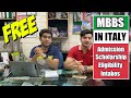 FREE MBBS IN ITALY | All You Need To Know About | Edify Group | 2020