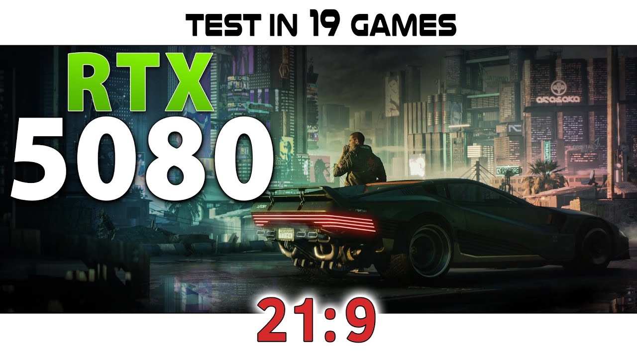 RTX 5080 OC - 21:9 // Test in 19 Games | 3440x1440