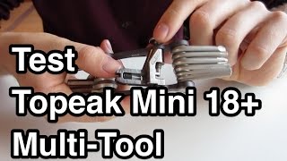 Test Topeak 18+ mini tool | Topeak Minitool | Topeak Multitool | Fahrrad Multitool Test Deutsch