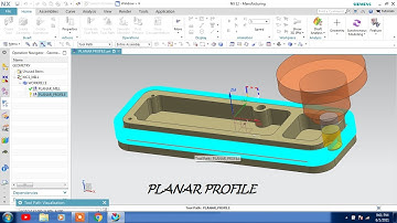 #NX CAM #PLANAR PROFILE