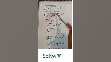 surds#solve x#gcsemaths