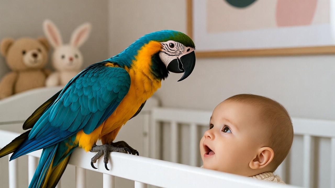 Никто бы не поверил словам этого попугая, если бы камера не была включена! 😲