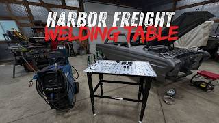 IS IT WORTH $189.00?  Setting Up the Harbor Freight Welding Table - titanium welding table
