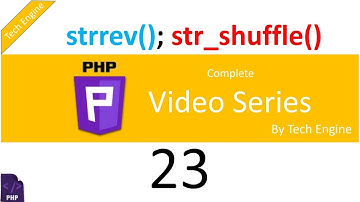 coding in php (Hindi) -23. How to use string functions(str_rev, str_shuffle, ..).