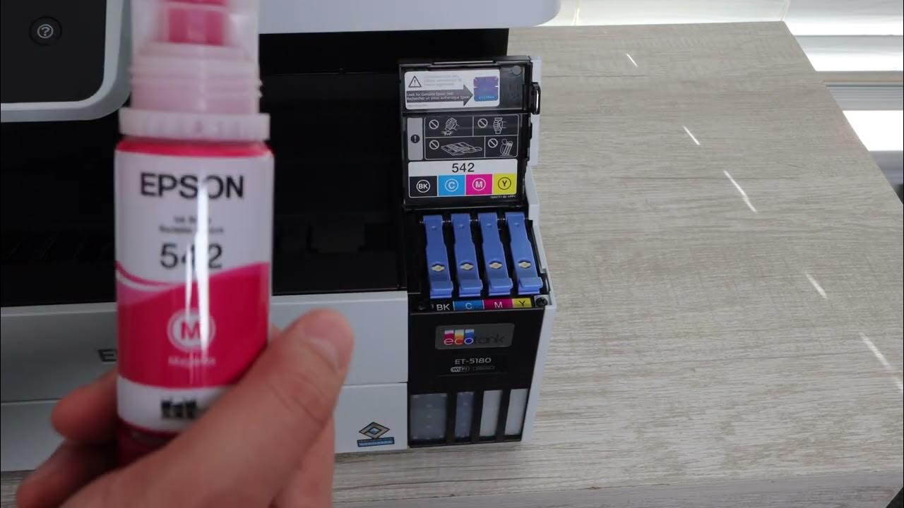 Epson ET 5180 Ink Install YouTube