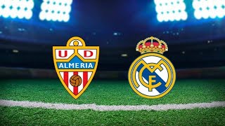 بث مباشر من مباراه ريال مدريد ضد  الميريا في الدوري الاسباني