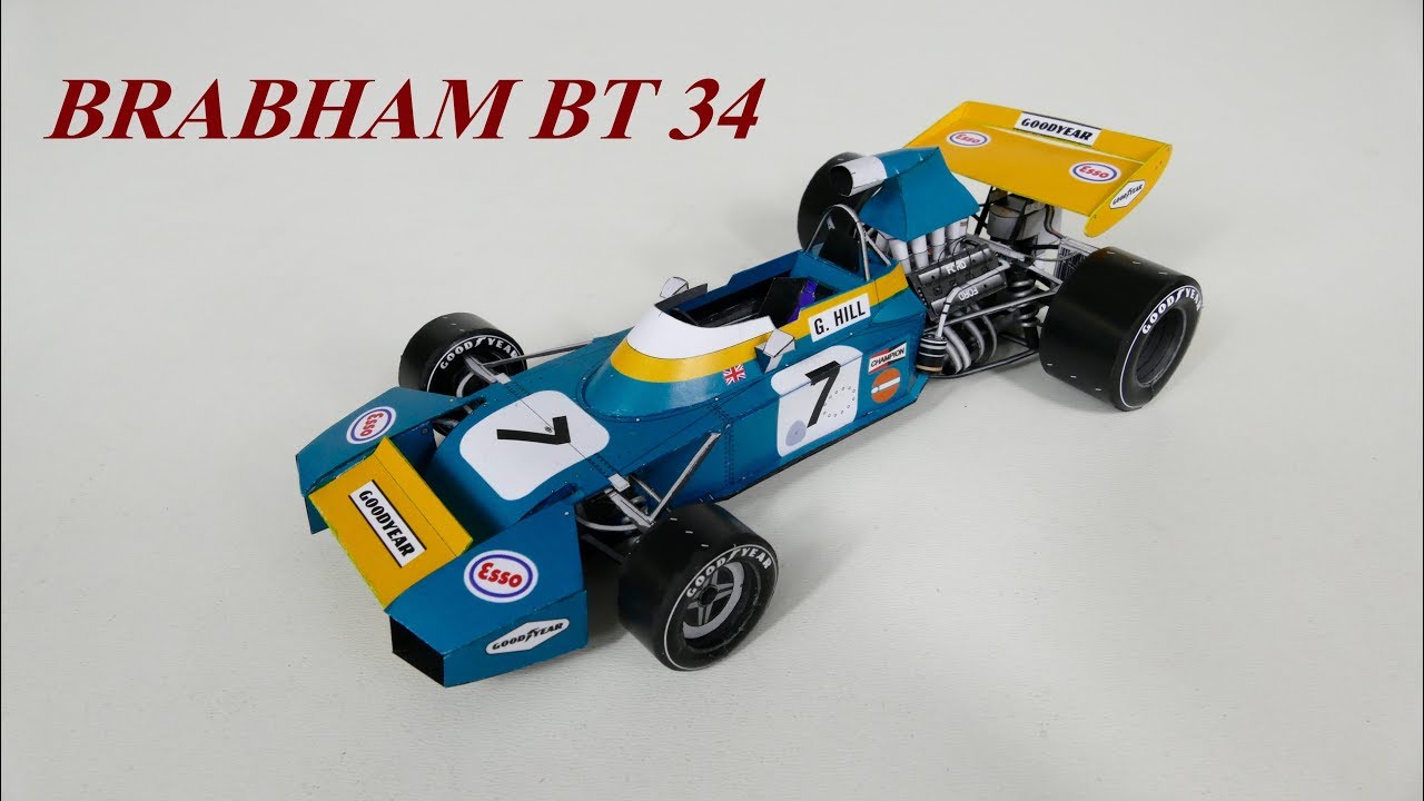 F1 Paper - Brabham BT55 de 1986. Modelo desenhado por Sunny78, um dos  maiores criadores de modelos em papel >>>   Download