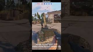 Enlisted - MG Langarm meldet sich wie befohlen!  #gaming #enlisted #shorts
