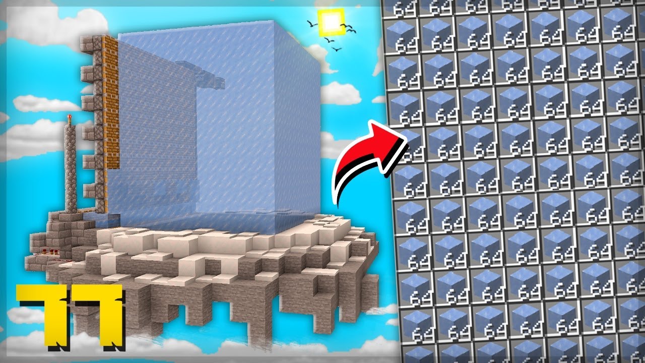 FARM DE GELO INCRIVELMENTE FÁCIL no SURVIVAL! - Minecraft Survival 77